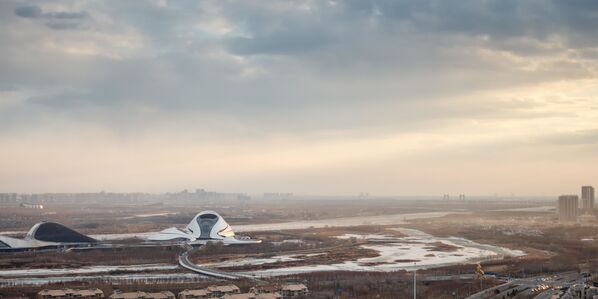 صورة لدار الأوبرا الصينية في هاربن، للمصور باول بانيتشكو، الفائزة في فئة بورتفوليو بالمسابقة - سبوتنيك عربي