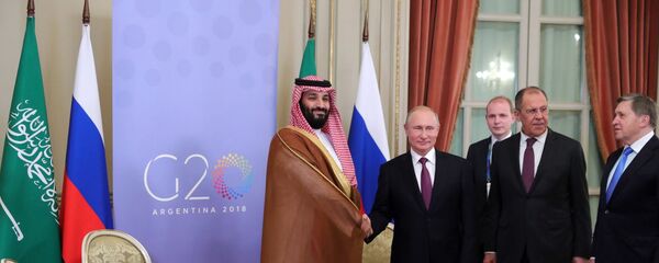  الرئيس الروسي فلاديمير بوتين يلتقي مع ولي العهد السعودي محمد بن سلمان - سبوتنيك عربي