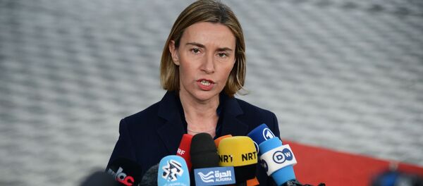 مفوضة الشؤون الخارجية في الاتحاد الأوروبي، فيديريكا موغريني - سبوتنيك عربي