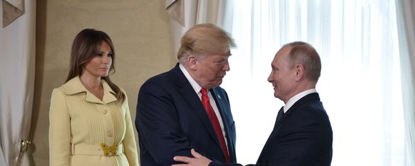 لقاء بوتين وترامب في هلسنكي - سبوتنيك عربي