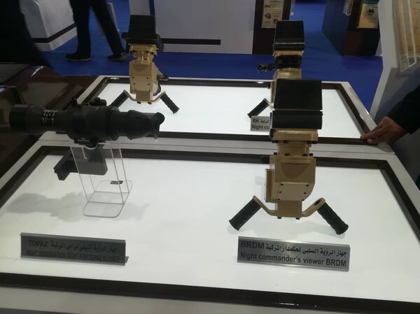 أجهزة مراقبة تنتجها الشركة العربية للبصريات في معرض إيديكس 2018 في مصر - سبوتنيك عربي