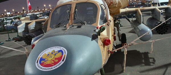 المروحية الروسية كا 52 في معرض إيديكس 2018 المروحية الروسية كا 52 في معرض إيديكس 2018 - سبوتنيك عربي