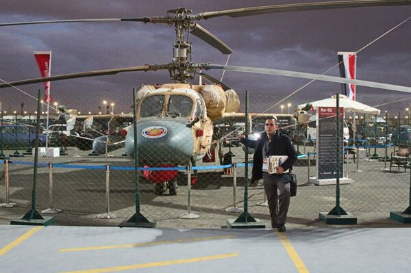 المروحية الروسية كا 52 في معرض إيديكس 2018 - سبوتنيك عربي