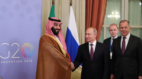لقاء الرئيس الروسي فلاديمير بوتين وولي العهد السعودي محمد بن سلمان في الأرجنتين - سبوتنيك عربي