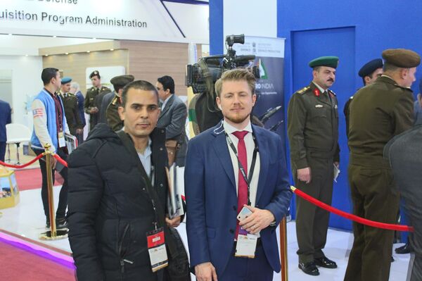 رئيس الشركة المنظمة لمعرض إيديكس 2018 مع مراسل سبوتنيك - سبوتنيك عربي