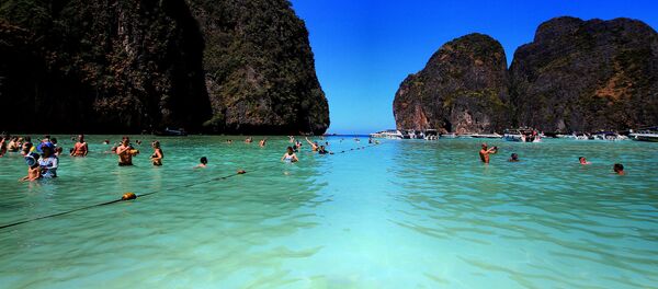 أحد شواطئ جزيرة كرابي، تايلاند - سبوتنيك عربي