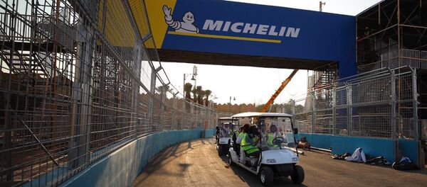 جانب من حلبة الفورمولا إي في السعودية - سبوتنيك عربي