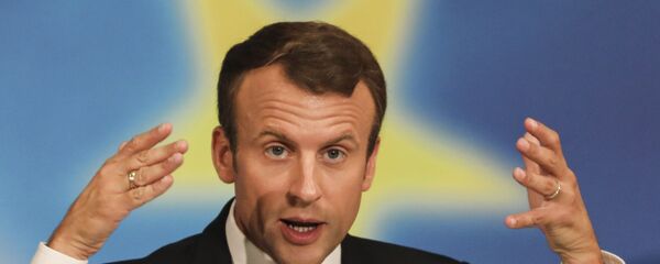 الرئيس الفرنسي إيمانويل ماكرون - سبوتنيك عربي