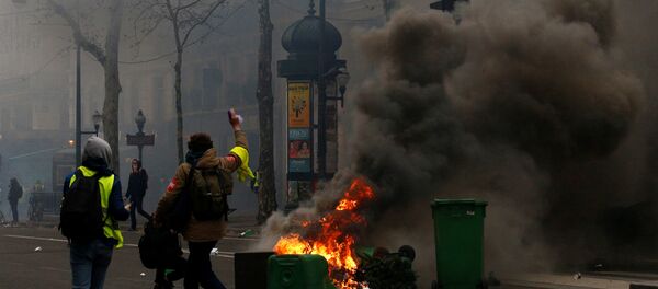 مظاهرات السترات الصفراء في فرنسا - سبوتنيك عربي