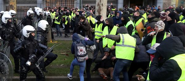 السترات الصفراء في بلجيكا - سبوتنيك عربي