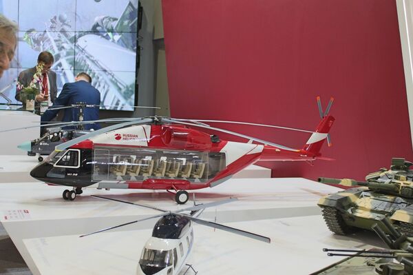 مروحية مي 38 الروسية في إيديكس 2018 - سبوتنيك عربي