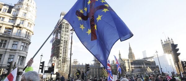 الخروج من الاتحاد الأوروبي - بريكسيت - لندن، إنجلترا، بريطانيا 9 ديسمبر/ كانون الأول 2018 - سبوتنيك عربي