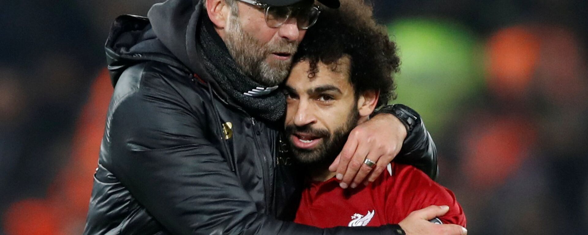 محمد صلاح مع مدرب ليفربول يورغن كلوب - سبوتنيك عربي, 1920, 01.04.2022