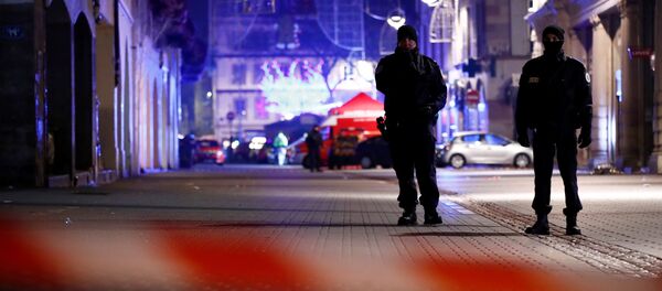 أحداث هجوم ستراسبورغ - الشرطة الفرنسية، فرنسا 12 ديسمبر/ كانون الأول 2018 - سبوتنيك عربي