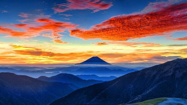 مشهد يطل على جبل فوجي في اليابان - سبوتنيك عربي