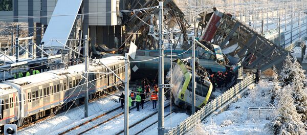حادث القطار السريع في أنقرة - سبوتنيك عربي