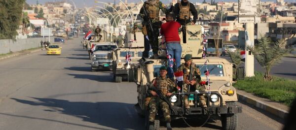 الأسود تحمي مدينة عراقية محررة من داعش - سبوتنيك عربي