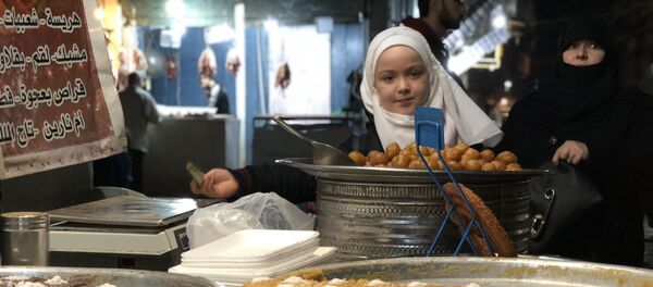 مناظر عامة للمدن العربية - سوق، ميدان، حلب، سوريا - سبوتنيك عربي