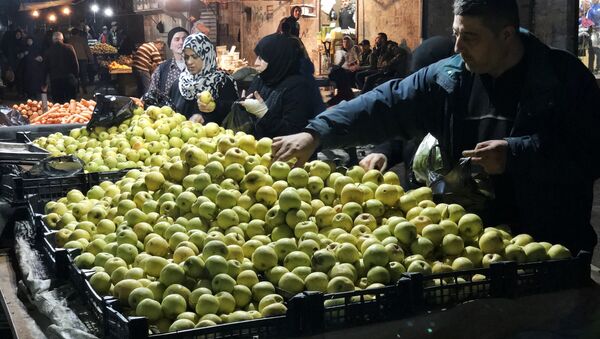 مناظر عامة للمدن العربية - سوق، ميدان، حلب، سوريا - سبوتنيك عربي