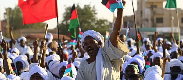 صورة أرشيفية من عام 2017 - أنصار الحزب المعارض الأمة في أم درمان، السودان 26 يناير/ كانون الثاني 2017 - سبوتنيك عربي