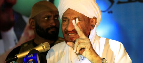 رئيس حزب الأمة السوداني الصادق المهدي - سبوتنيك عربي