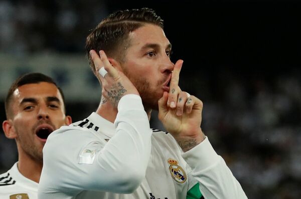 سيرجيو راموس خلال مشاركته في نهائي كأس العالم للأندية - سبوتنيك عربي