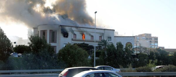 تفجير مقر وزارة الخارجية الليبية في طرابس - سبوتنيك عربي