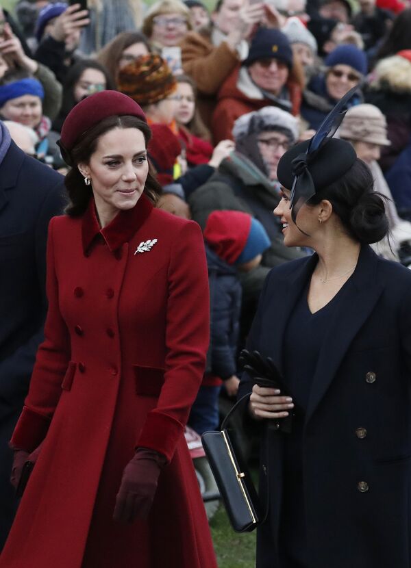 ميغان ماركل وكيت ميدلتون يوم عيد الميلاد - سبوتنيك عربي