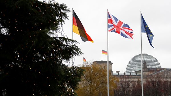 علم ألمانيا بريطانيا الاتحاد الأوروبي - سبوتنيك عربي