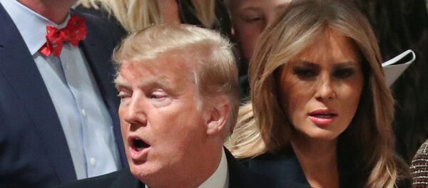 دونالد ترامب وزوجته ميلانيا ترامب - سبوتنيك عربي