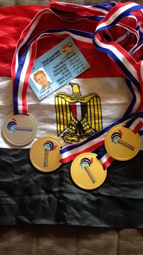 السباحة المصرية نجوى غراب - سبوتنيك عربي