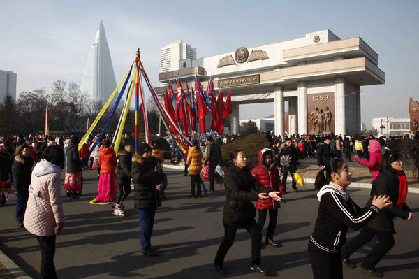 1 يناير، كانون الثاني 2019 في بيونغ يانغ، كوريا الشمالية 1 يناير، كانون الثاني 2019 في بيونغ يانغ، كوريا الشمالية - سبوتنيك عربي