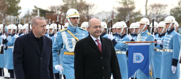 الرئيسان العراقي والتركي - سبوتنيك عربي