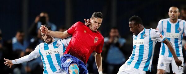 مباراة الأهلي مع بيراميدز - رمضان صبحي - سبوتنيك عربي