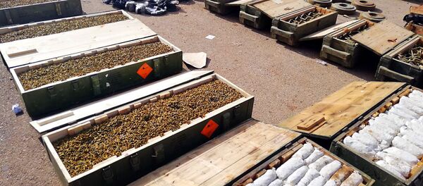 الجيش السوري يضبط ألغاما إسرائيلية وأحزمة ناسفة شرق درعا - سبوتنيك عربي