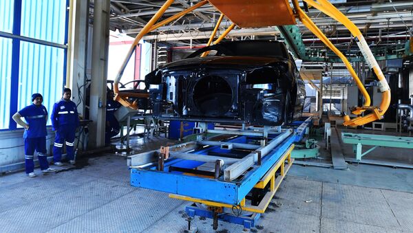 مصنع SIAMCO  السوري-الإيراني لانتاج السيارات في ريف دمشق، سوريا - سبوتنيك عربي