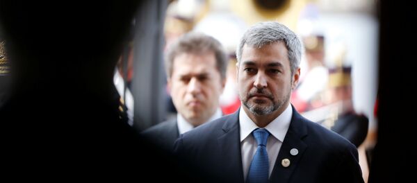 رئيس باراغواي ماريو عبده بينيتيز يصل إلى قمة كتلة التجارة ميركوسور في مونتيفيديو - سبوتنيك عربي