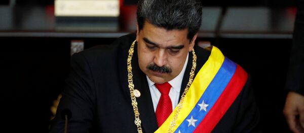 مراسم تنصيب الرئيس الفنزويلي نيكولاس مادورو في كاراكاس - سبوتنيك عربي