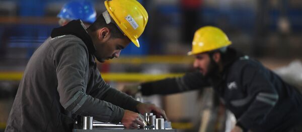 مصنع المحولات الكهربائية Union Transformers، في ضواحي دمشق - سبوتنيك عربي