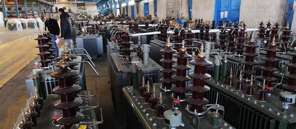 مصنع المحولات الكهربائية Union Transformers، في ضواحي دمشق - سبوتنيك عربي