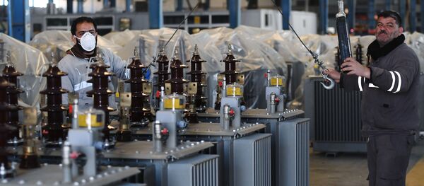 مصنع المحولات الكهربائية Union Transformers، في ضواحي دمشق - سبوتنيك عربي