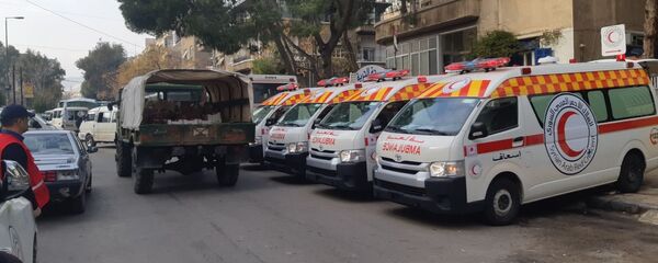 استلمت 16 سيارة إسعاف يابانية...الهلال الأحمر السوري: جاهزون لإرسال قوافل إلى الركبان استلمت 16 سيارة إسعاف يابانية...الهلال الأحمر السوري: جاهزون لإرسال قوافل إلى الركبان - سبوتنيك عربي