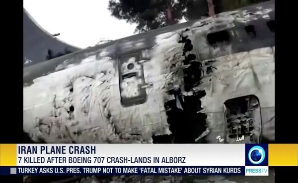 طائرة إيرانية منكوبة طائرة إيرانية منكوبة - سبوتنيك عربي