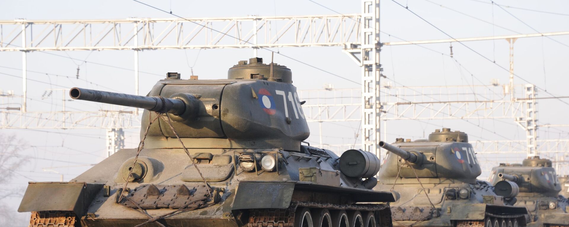 عودة الدبابة العريقة تي - 34 إلى الوطين. تشيتا، روسيا. كانت في السابق في خدمة جيش لاوس. سلّمت لاوس روسيا 30 دبابة من طراز تي-34. - سبوتنيك عربي, 1920, 08.01.2022