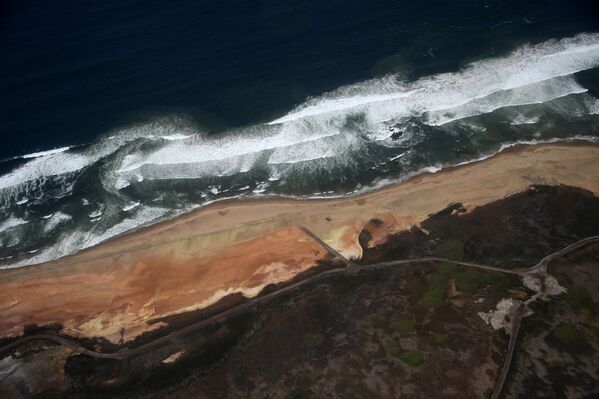 مشهد لسباق رالي داكار 2019 في مرحلته الخامسة بين تاكنا وأريكيبا، بيرو 11 يناير/ كانون الثاني 2019 - سبوتنيك عربي