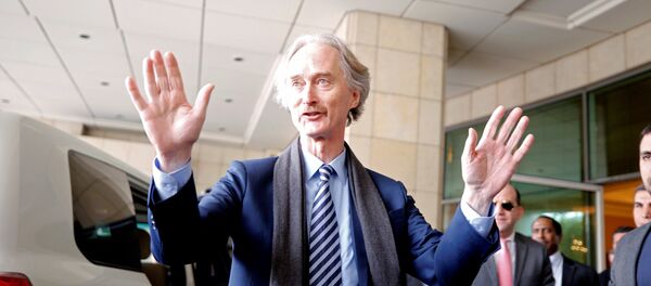 المبعوث الأممي إلى سوريا غير بيدرسون يصل دمشق، سوريا 15 يناير/ كانون الثاني 2019 - سبوتنيك عربي