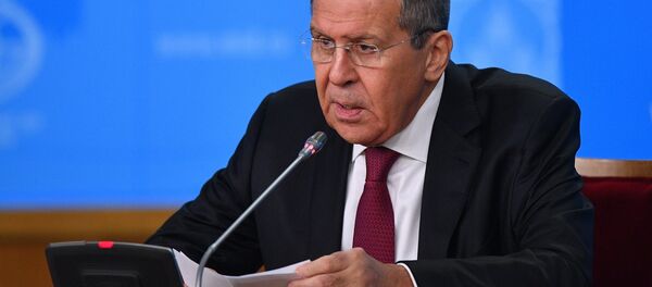 المؤتمر الصحفي السنوي لوزير الخارجية الروسي سيرغي لافروف، 16 يناير/ كانون الثاني 2019 - سبوتنيك عربي