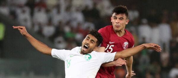 من مباراة قطر مع السعودية في كأس آسيا 2019 - سبوتنيك عربي