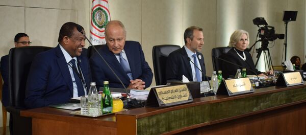 إجتماع وزراء الخارجية العرب في إطار القمة الاقتصادية العربية في بيروت، لبنان 18 يناير/ كانون الثاني 2019 - سبوتنيك عربي