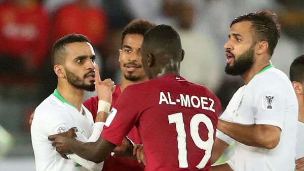 منتخب قطر ومنتخب السعودية في الجولة الثالثة من كأس أمم آسيا 2019 في الإمارات - سبوتنيك عربي